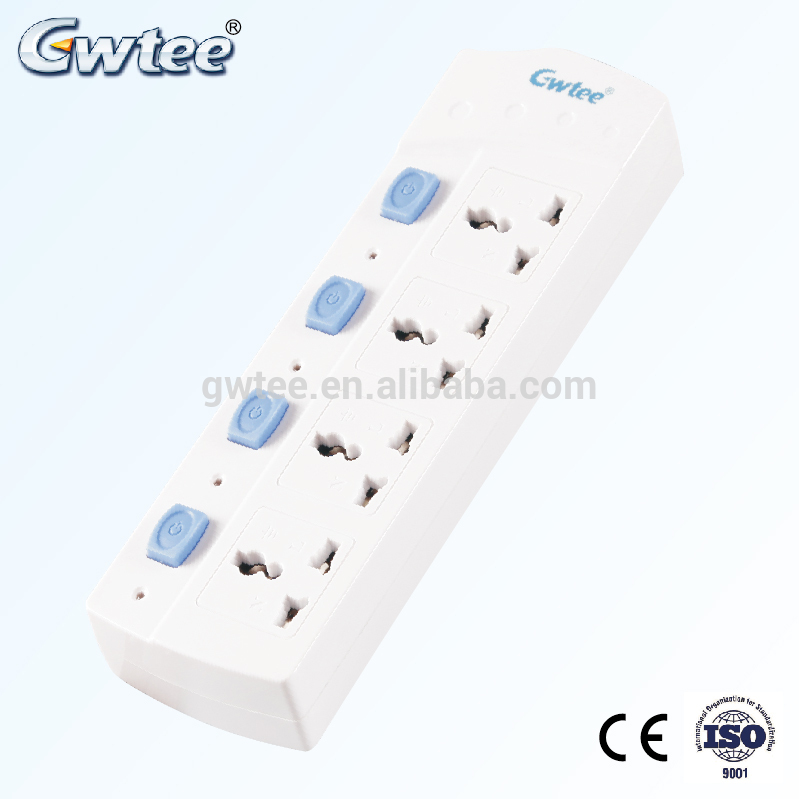 4 way European standard socket GT-6116