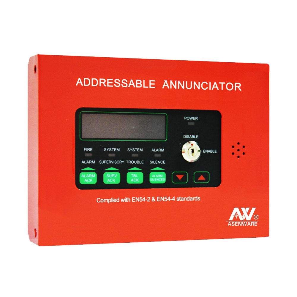 Addressable fire alarm floor display for alarm , fault , supervisory and general conditions