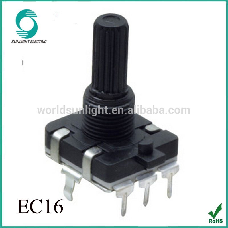 EC16 16mm plastic shaft incremental rotary encoder without switch for home appliances