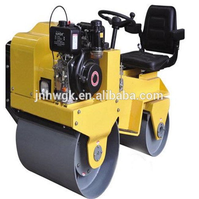 Vibratory Small Double Drum Static Tandem Road Roller