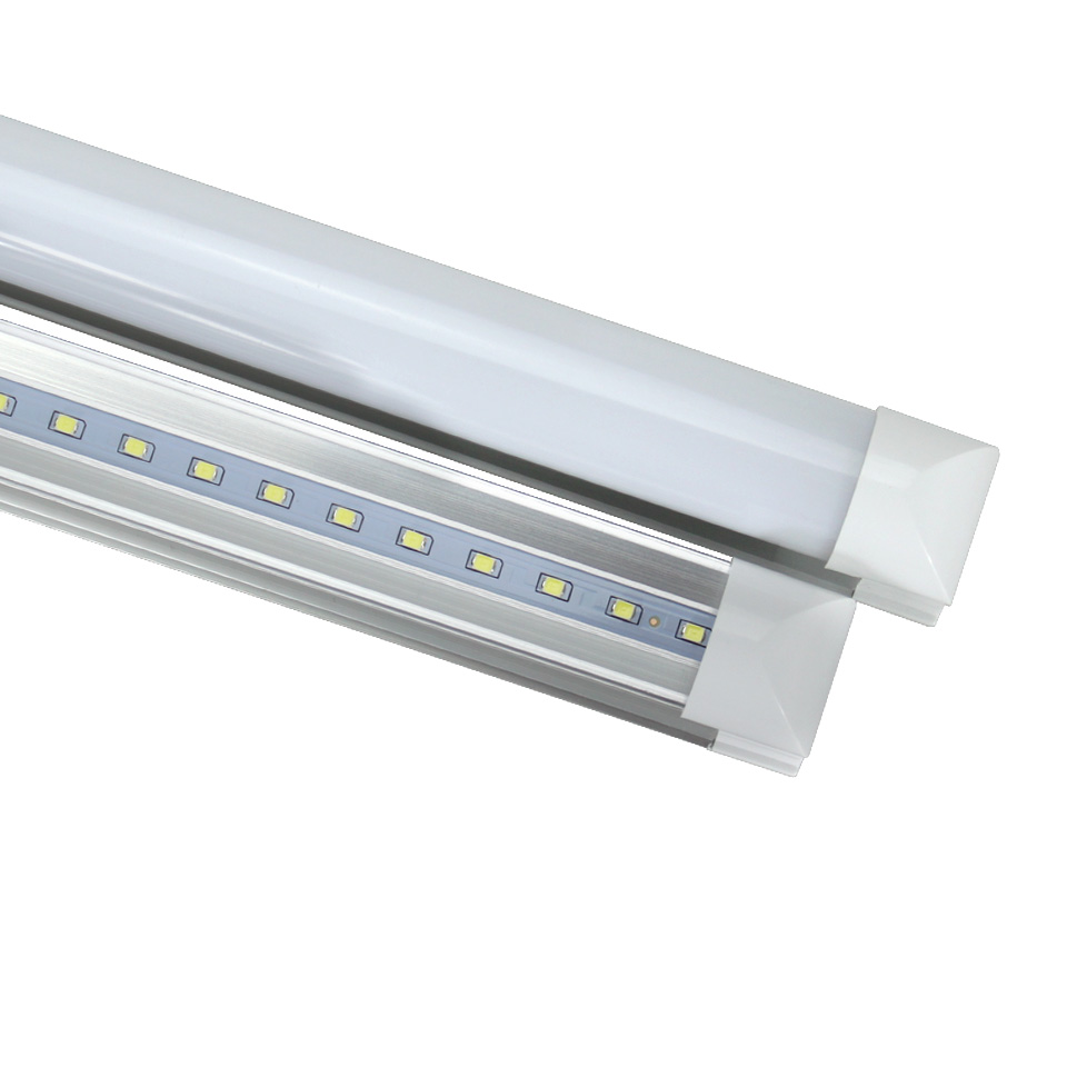 Fast delivery flat tube double sided led dlc 8ft