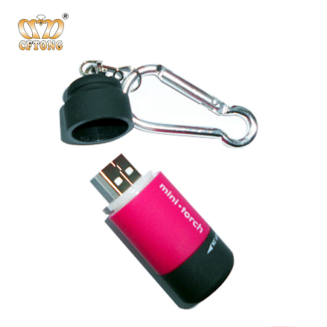 High-Powered Keychain Rechargeable LED Flashlight