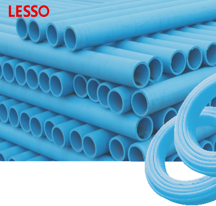 LESSO PE80 and PE100 eco-friendly and health water supply hdpe pipe