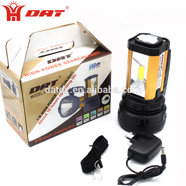 Waterproof LED searchlight AT-398 high power spotlight with USB function