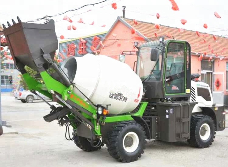 self loading 1.2M3 concrete mixer truck for sale