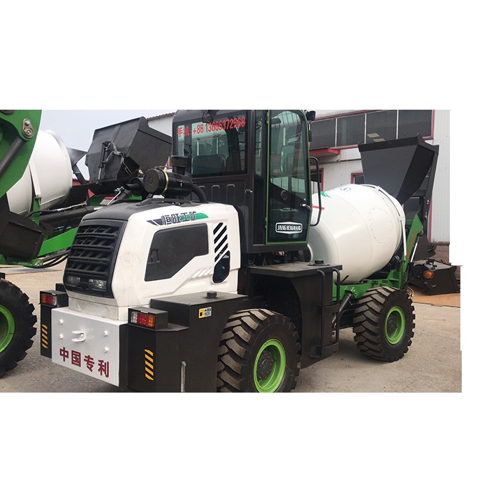 1.2 cubic meters Automatic feeding small concrete mixer truck