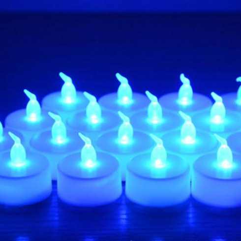 Tea lights, LED Candles, Flameless Electronic LED Tea Light Candles Battery-Powered Unscented LED Tealight Candles