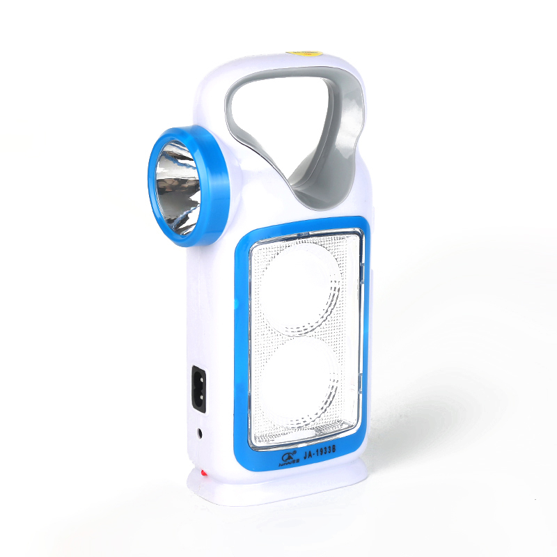 Solar charging rechargeable  torch light linterna led multifunciones con panel solar JA-1933B