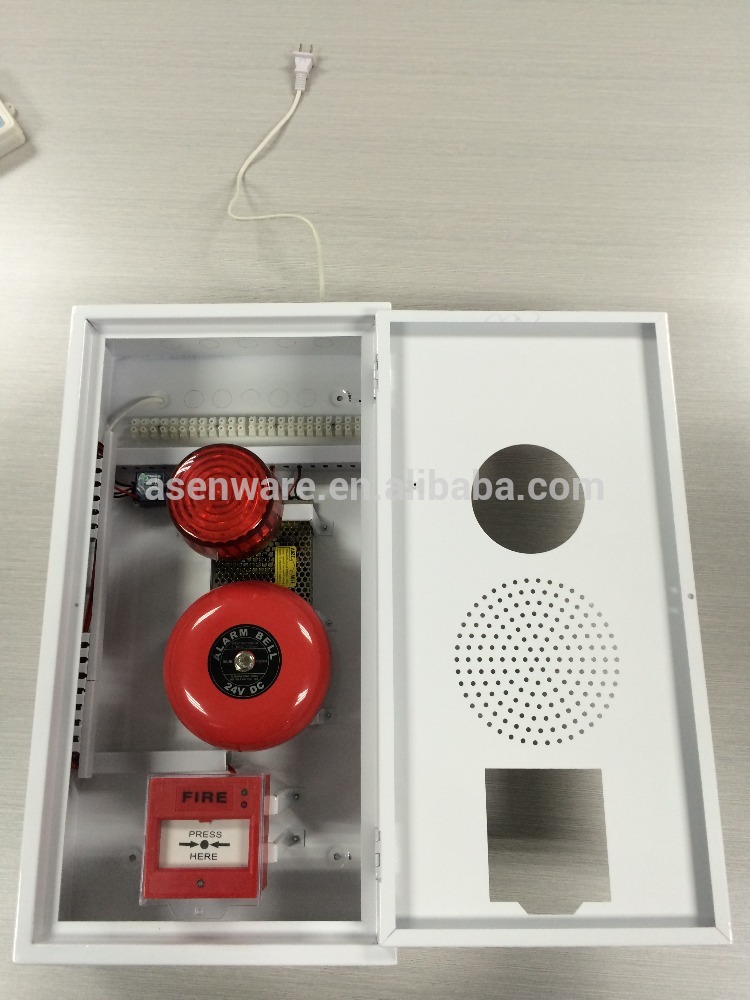 Asenware Long Life Conventional Strobe Bell Manual Call Point 3 in 1 Panel box