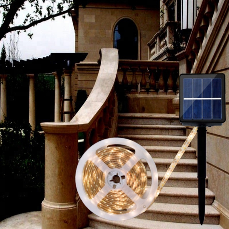 white/black tape coil white pcb led chip 2835 led strip, storefront dc5v solar decorating flexible strip light