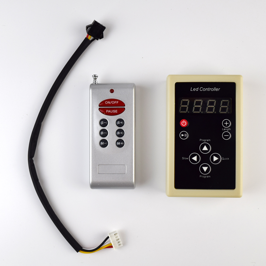 Hot sale LED Controller Digital Magic Dream Color RF Remote Controller For 1606/6803/2801/1803 LED Light Strip DC5V 12v 24v