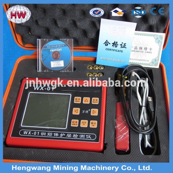 Reinforced scanners concrete cover thickness detector