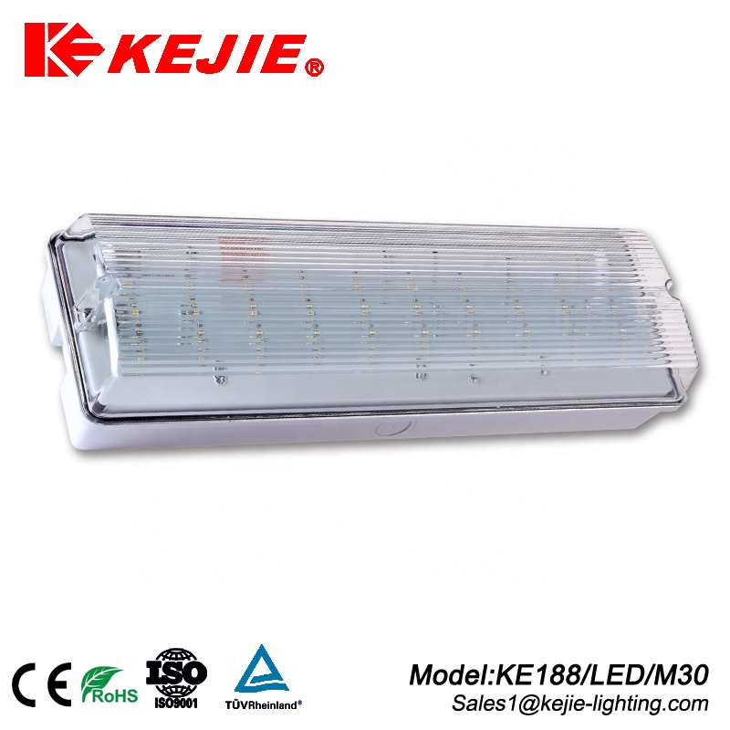 Kejie 8W maintained TUV Approved  emergency bulkhead led emergency light with high quality low price