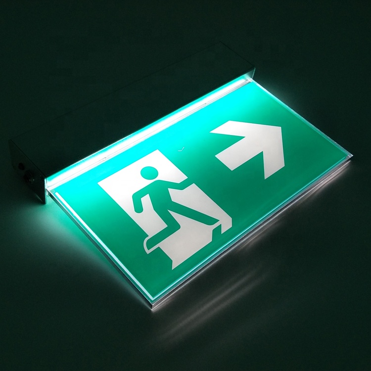 Universal hanging mount led suspend exit sign