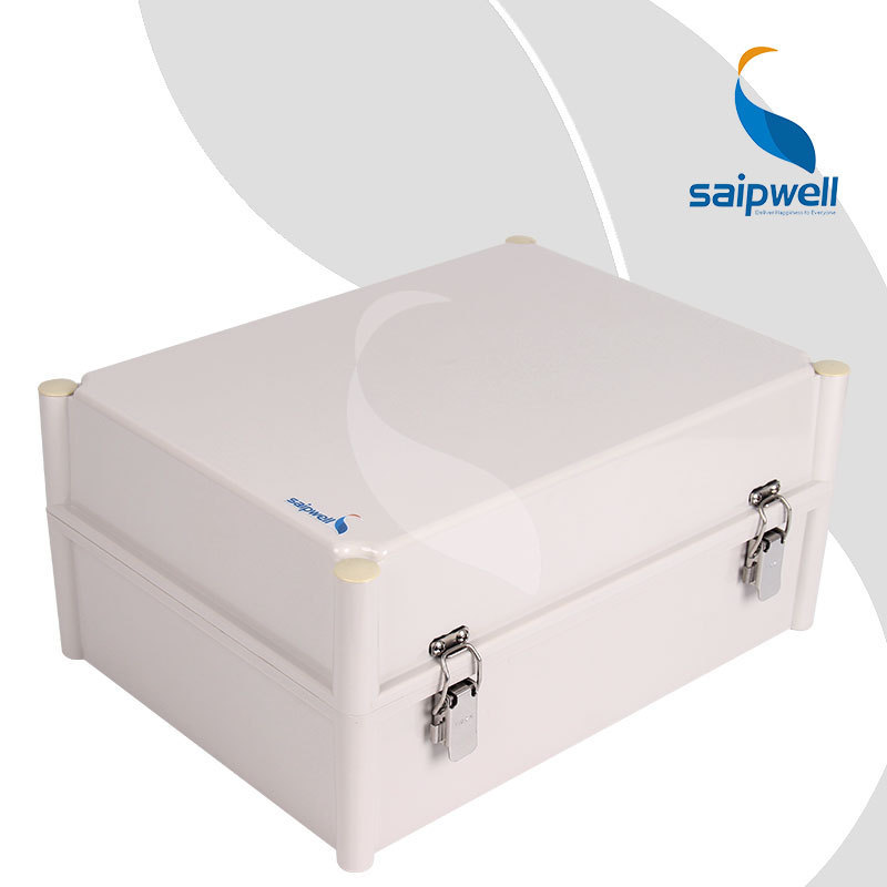 SAIPWELL Y IP66 SP-002-382818 380*280*180 ABS Plastic Waterproof With Metal Clasp Outdoor Use Electrical Distribution box