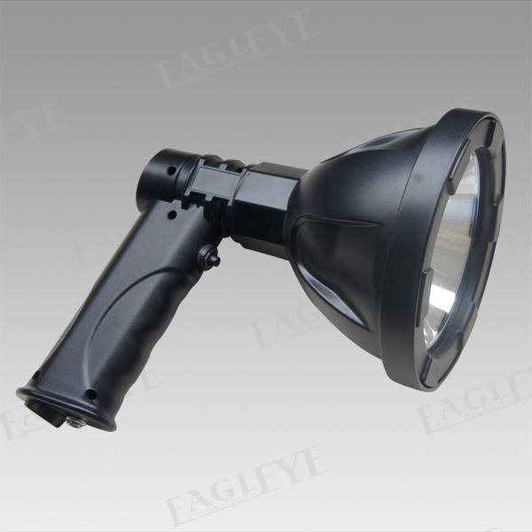 2013 Rechargeable LED Handheld emergency hunting search Spotlight,marine gree/red 10w fitting light-footed working light