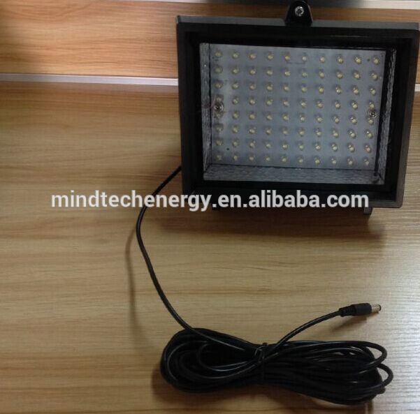 All in one solar flood led lighting outdoor adjustable