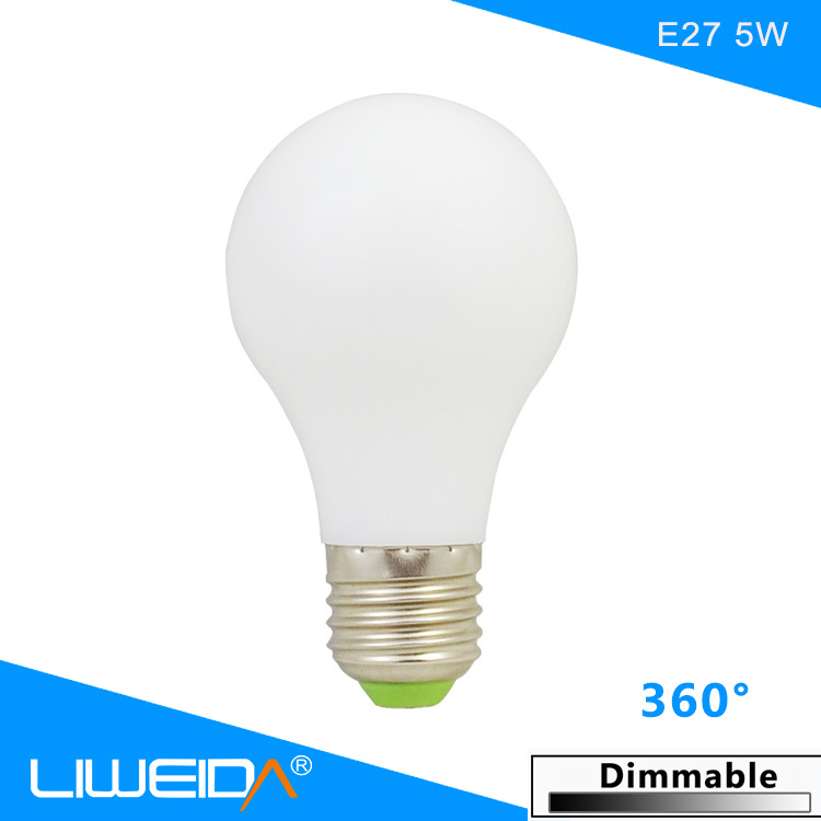 Factory price promotion light 100lm/w 5W E27 CE approved wifi bulb