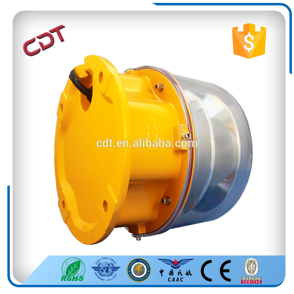 CM-15 dual reflector medium intensity LED aviation obstruction light patched with controller flash intensity 2000-20000cd