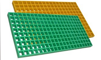 wholesale 40*40*40 green color fiberglass frp grating