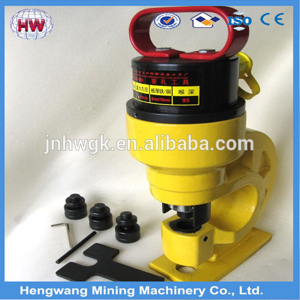 hydraulic busbar hole punching machine, hydraulic hole puncher, pump operated