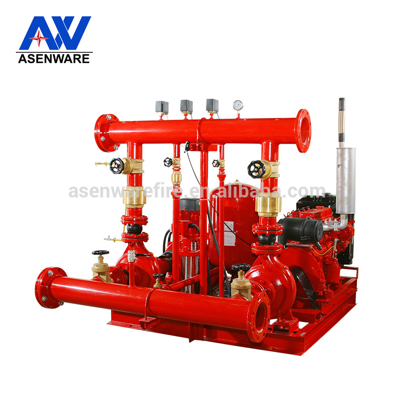 Asenware fire hydrant sprinkler pump system(electric diesel jockey)