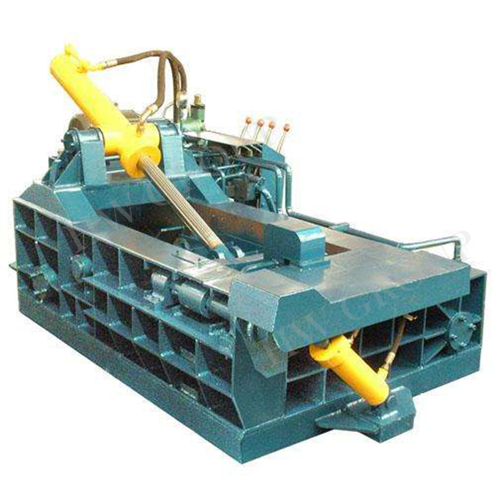 630KN horizontal used hydraulic baler aluminium cans automatic scrap metal press baler