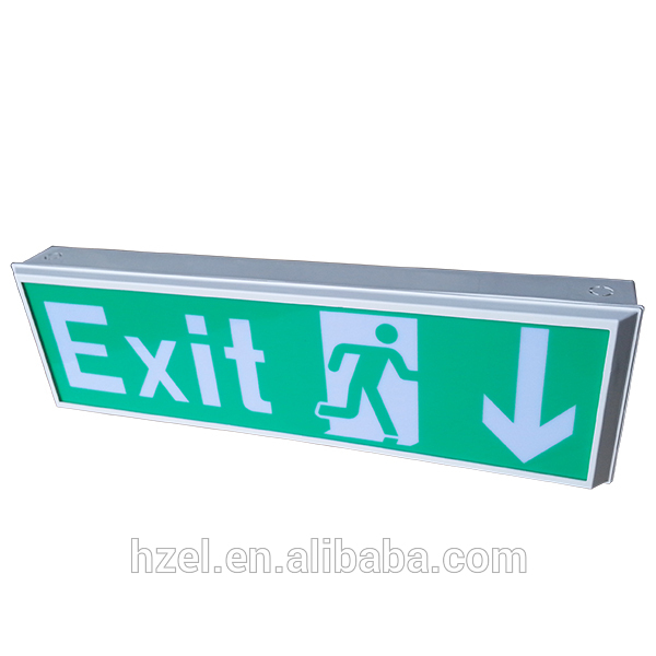 15PCS wall mounted floor exit sign lights with maintained