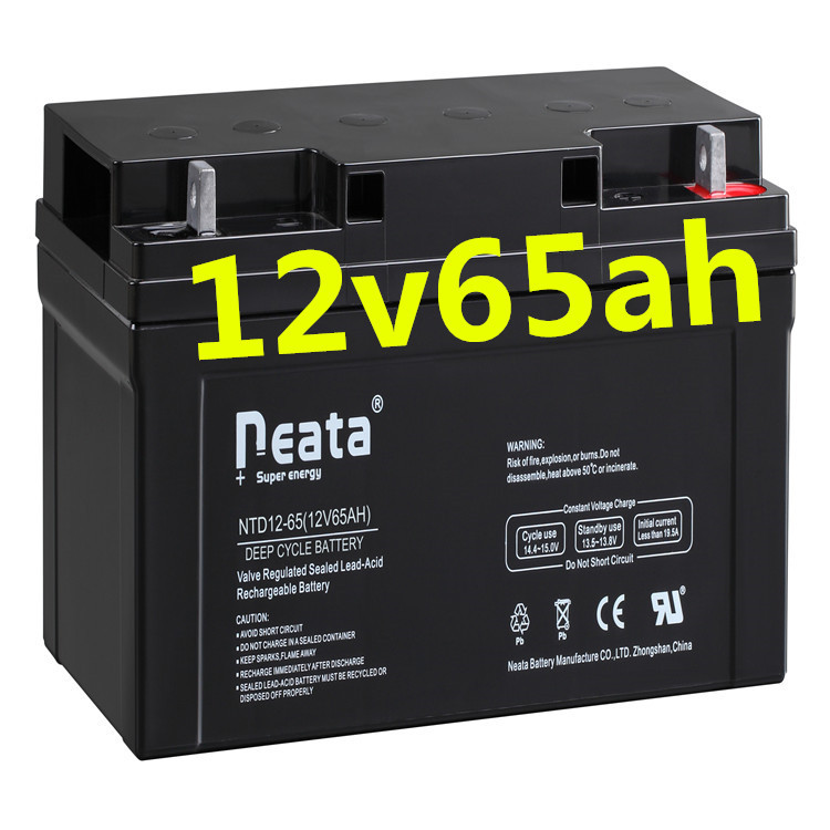 Neata lead acid rechargeable Deep Cycle 12V65AH AGM Battery