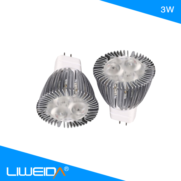 High efficiency MR16 Aluminum housing LED spotlight Mr11 3w/5w 12v Cold White LED dimmable Ceiling Spotlight