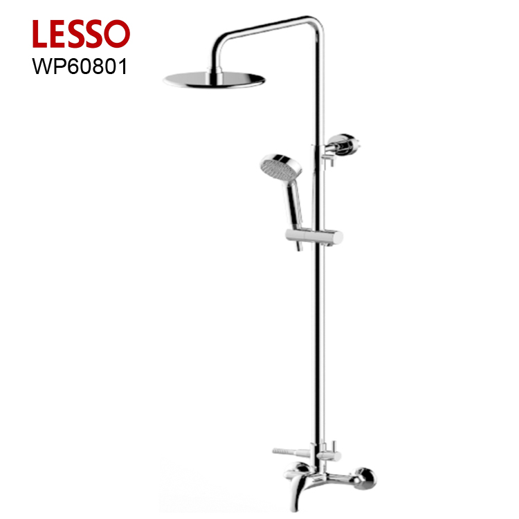 LESSO WP60801 top quality durable wall mounted water saving shower heads rainfall shower heads