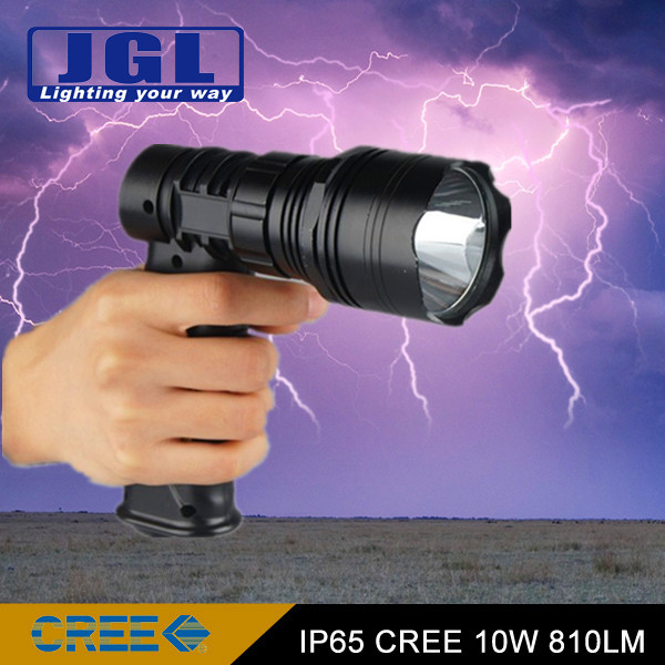 police torch light LED light single bulb hunting equipment black hand lights Super lightweight 5JG-T61-LA