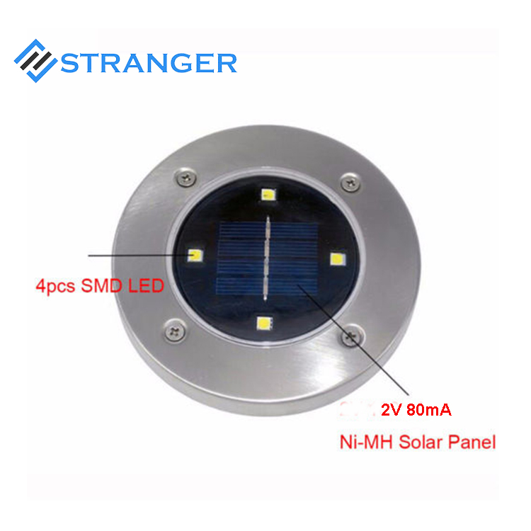 4 leds factory wholesale price best outdoor solar led ground light