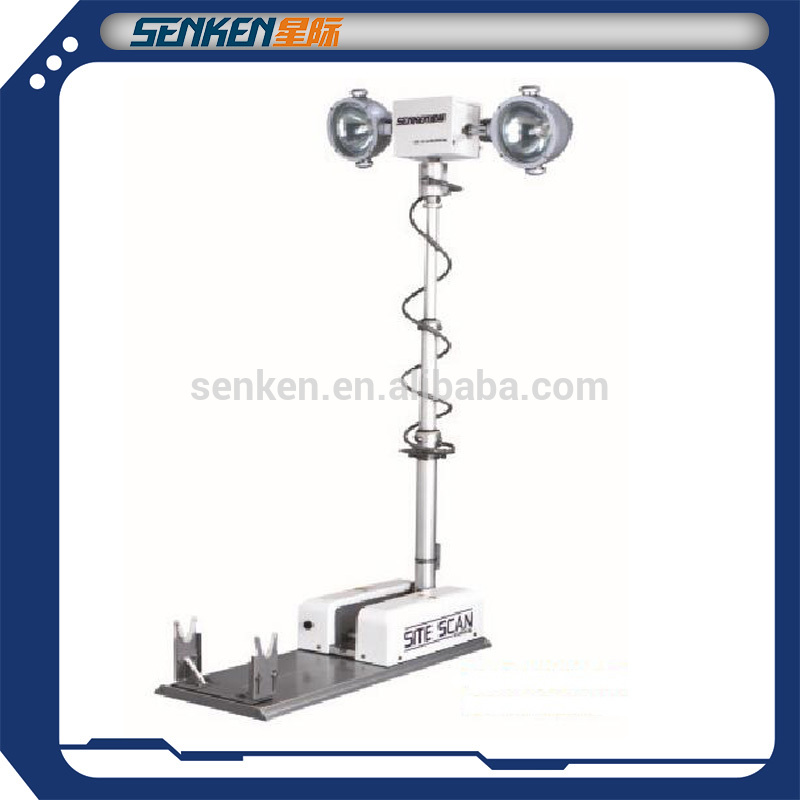 truck and rescue car top mounted night scan tower light and telescopic high mast Light