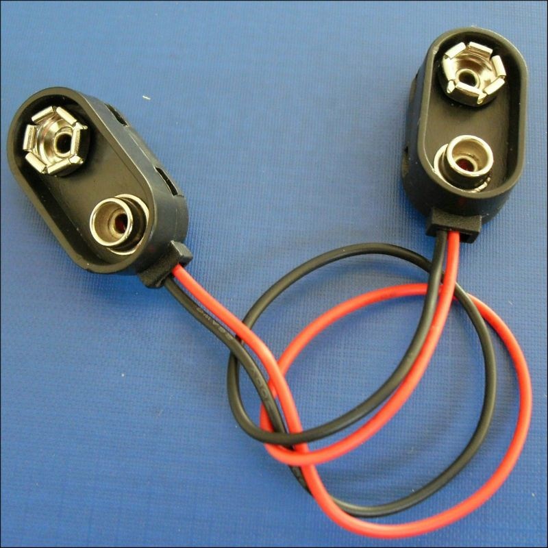 9 volt battery snap connector