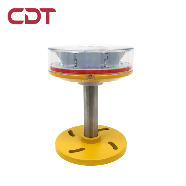 China Aircraft warning lights ,ICAO 60-90fpm 200cd Yellow Flashing  low intensity led obstruction light for Towers,Mast,Pole