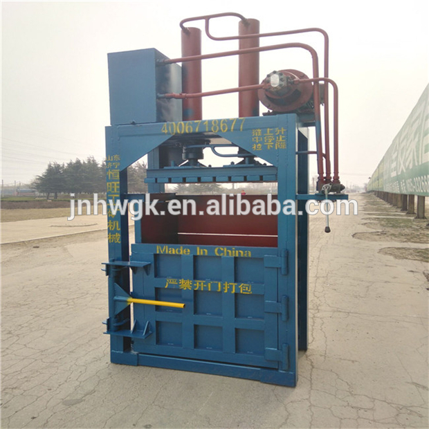 High capacity hydraulic baling press machine