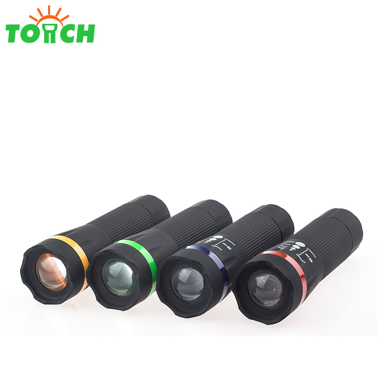 YIWU gift promotions mini Led Flashlight plastic led torch light