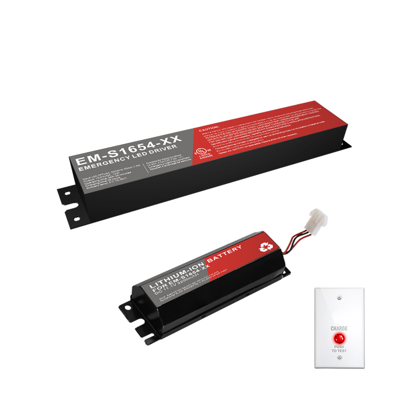 Split Low Voltage Emergency Battery Pack for Outdoor LED Fixtures