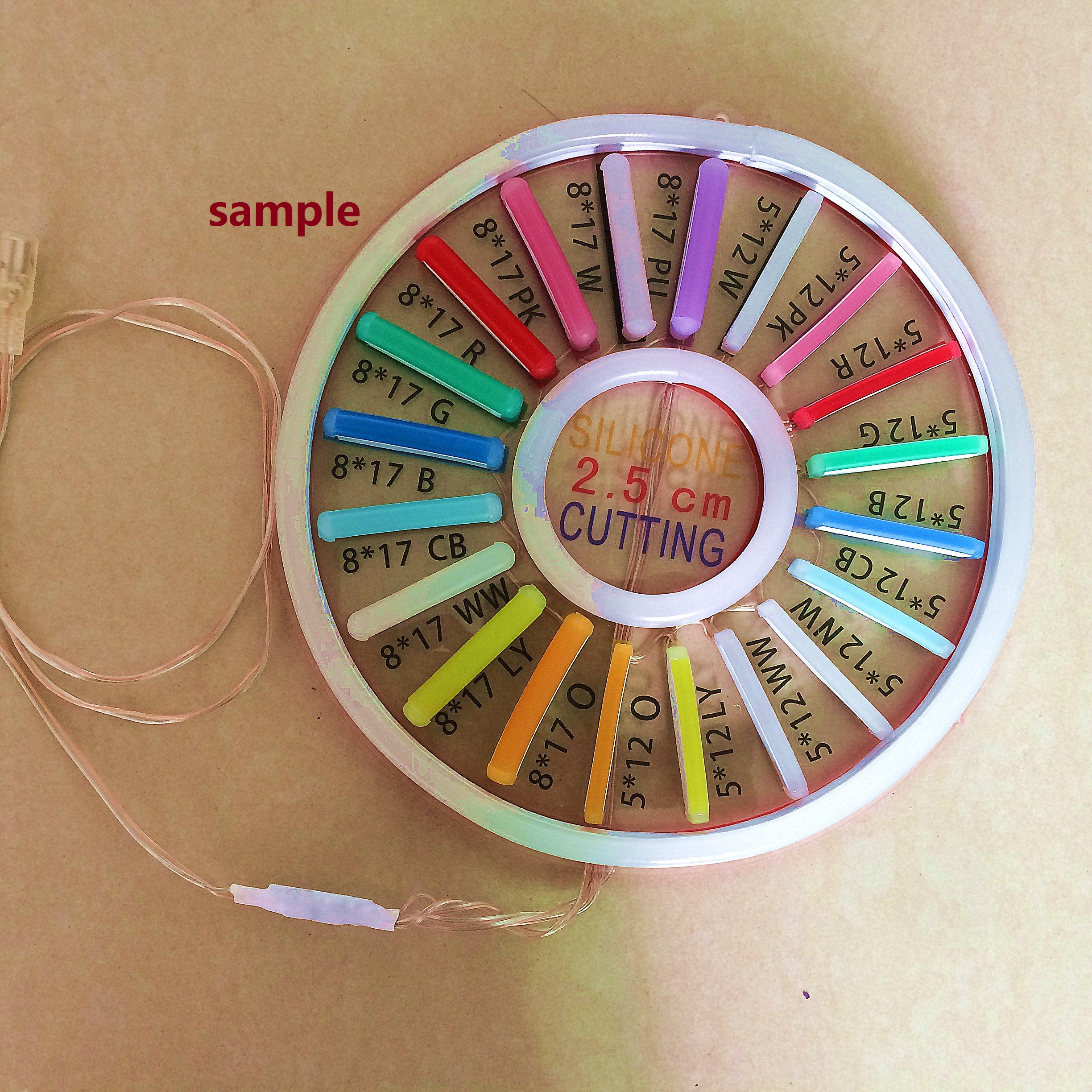 SMD5050 IP68 DC12V Silicone Round Head RGB LED Neon Flex Light