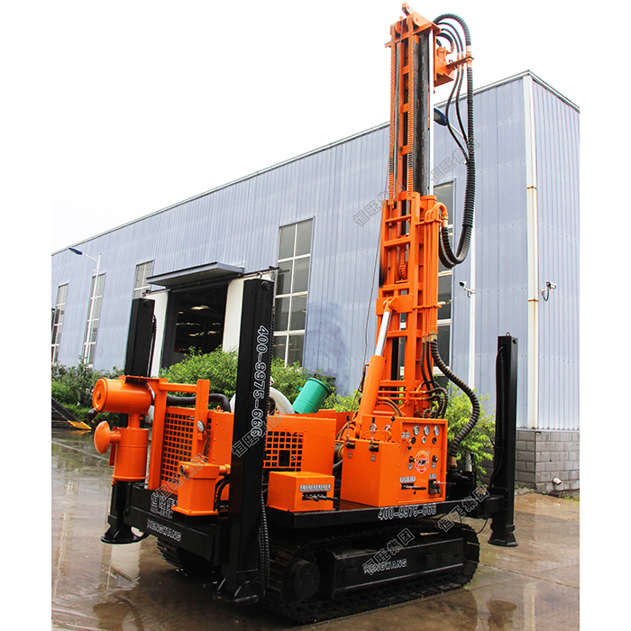 Drilling rock pneumatic air compressor water well drill machine