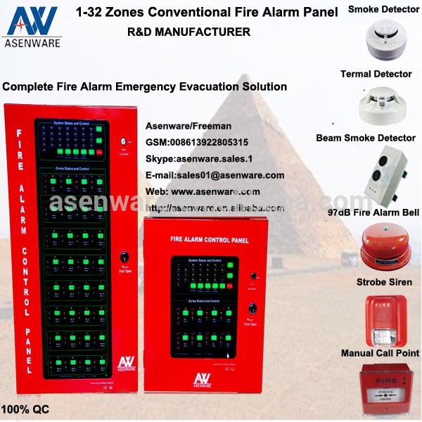 4 ZONE Philippines Civil Engineering Conventional Fire Alarm System
