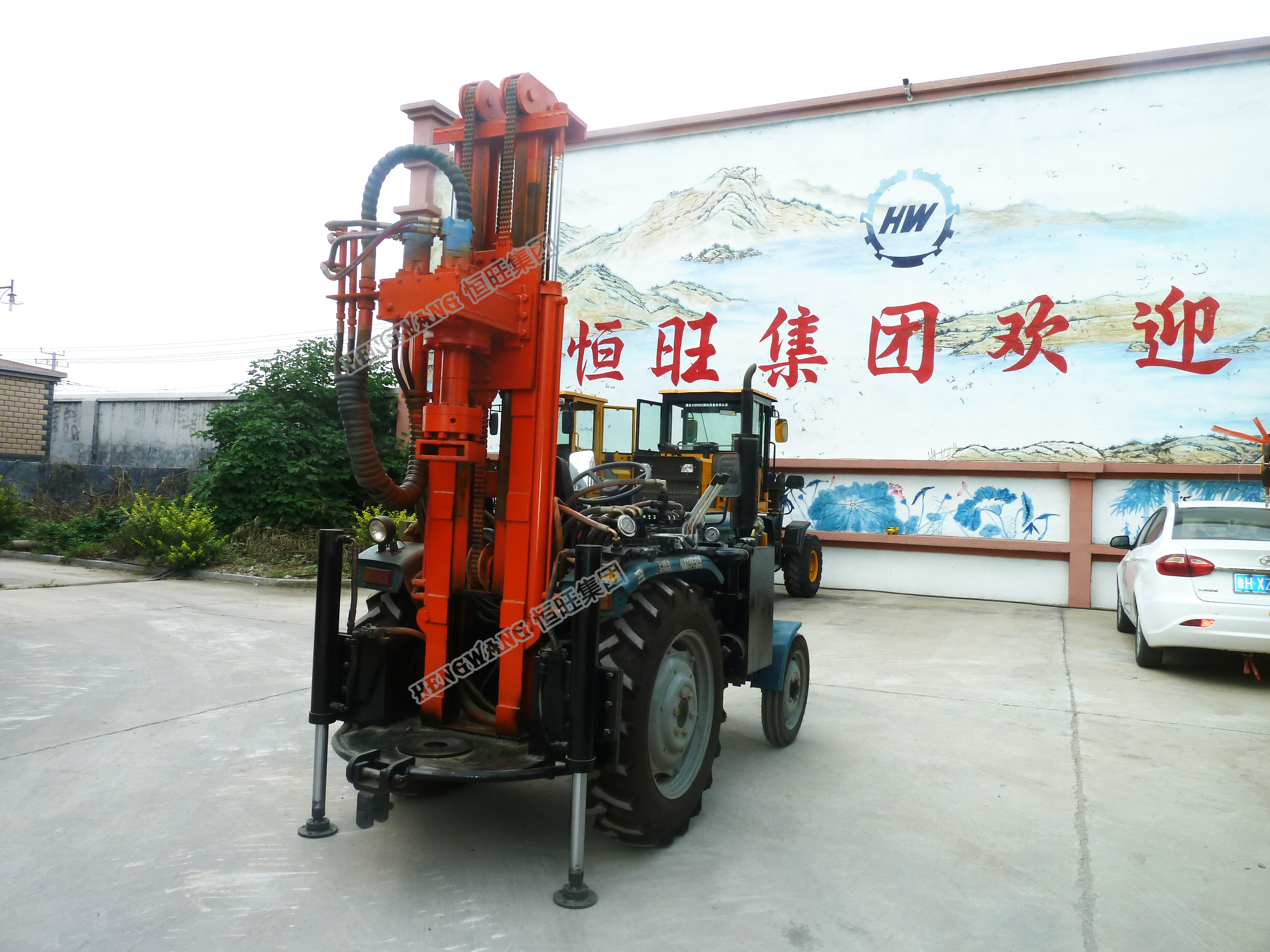 Cheap 40HP tractor mounted DTH water well drilling rig