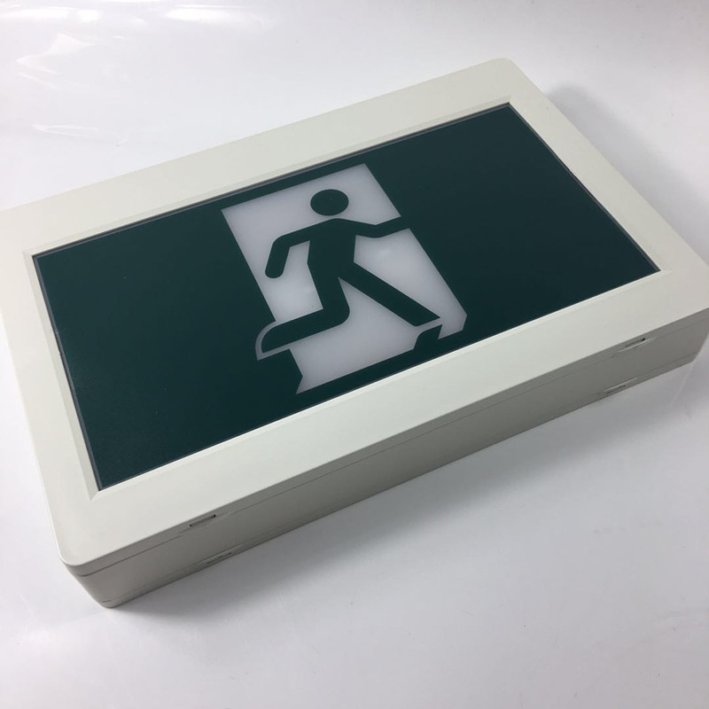 Emergency led exit sign 120V 347V running man exit sign wall emergency light for Canada