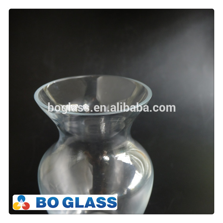 8.6 High Clear Glass Rose Vase Ideal for Weddings Spa Special Occasions