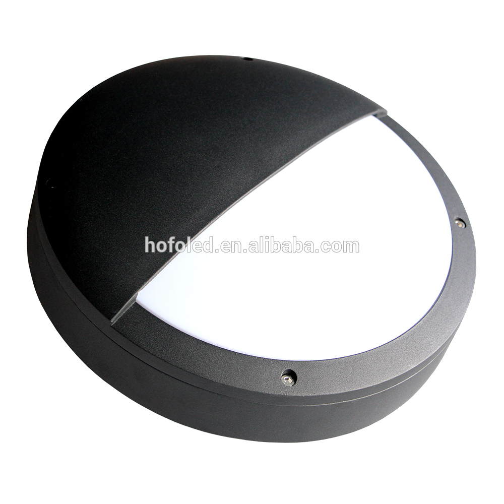 275mm 15W Aluminum Garden Modern Round Led Wall Lighting Fixtures Outdoor