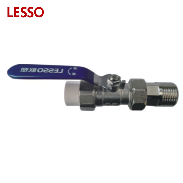 LESSO PPR pipe fitting Ball Valve quick release ball valve