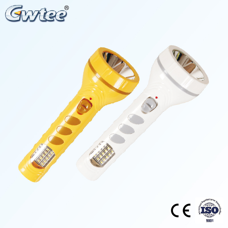 0.5W+8 SMD high bright rechargeable led gem torch