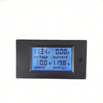 DC 20A LCD Volt Current KWh Watt Panel Power Meter Ammeter Voltmeter Multimeter