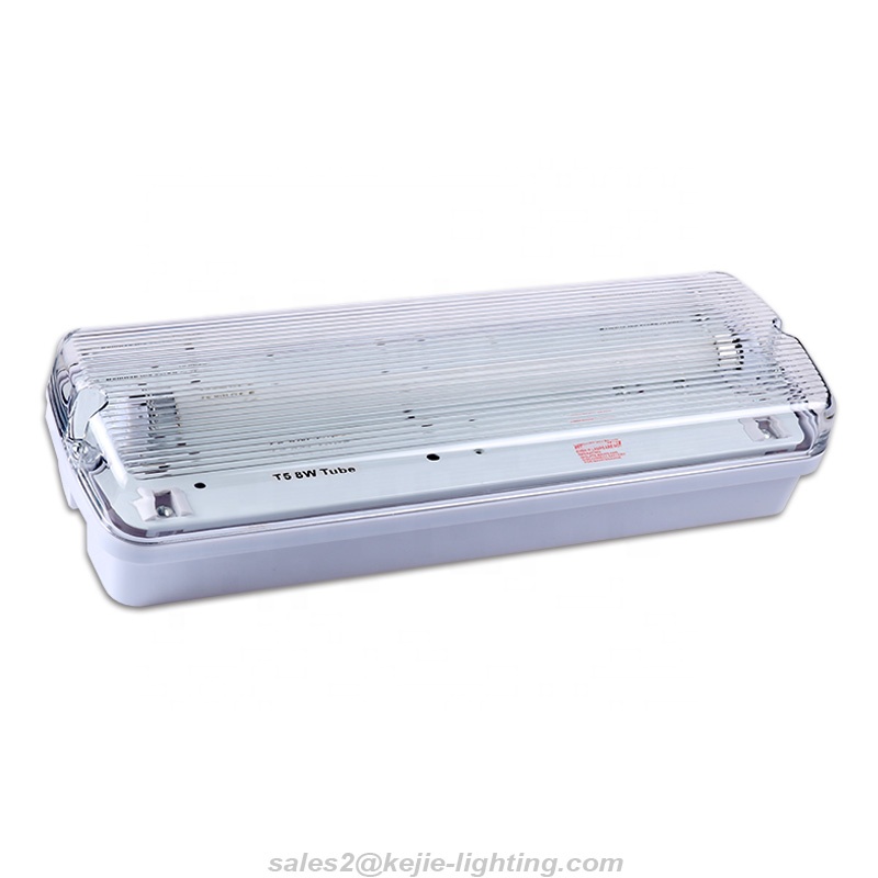 Kejie hot sale T5 8W light non-maintained IP65 emergency fixture